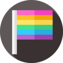 flag,flags,love,birthday and party,equal,equality,shapes and symbols,pride,lgtb,rainbow flag